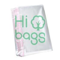 Transparent self-adhesive air hole custom Logo clothes OPP zip lock plastic bag M